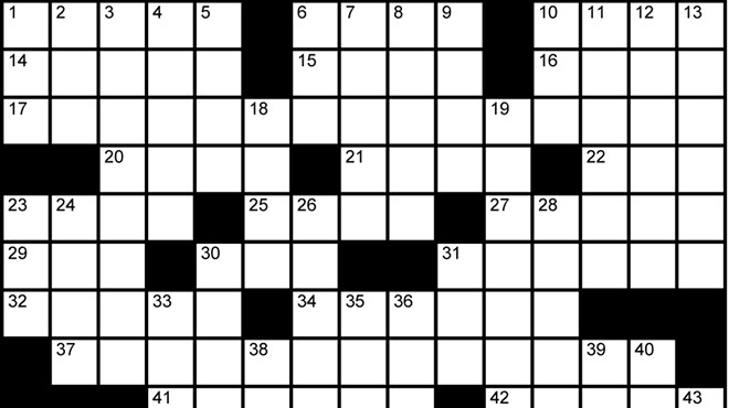 Our Beer Issue Crossword Was Missing Some Clues...