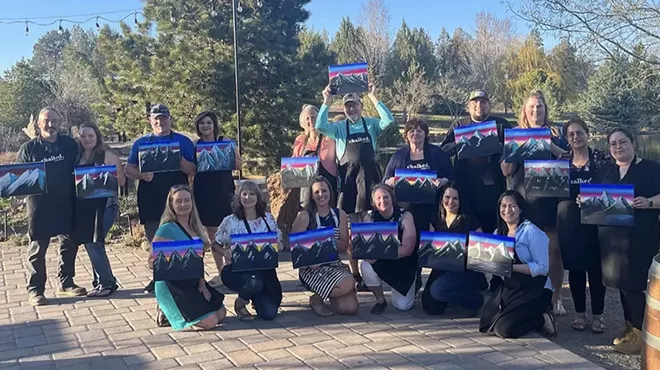 Image: Paint & Sip at Faith Hope & Charity Vineyards!