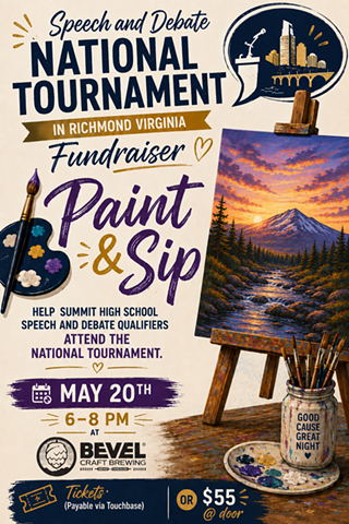 Image: Paint and Sip Fundraiser