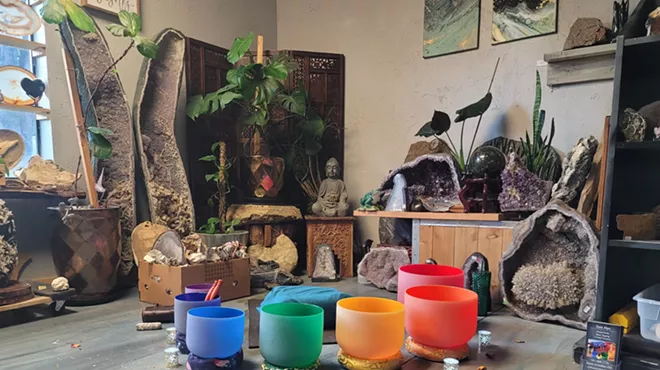 Image: Pajama Party Crystal Sound Bath For Relaxation