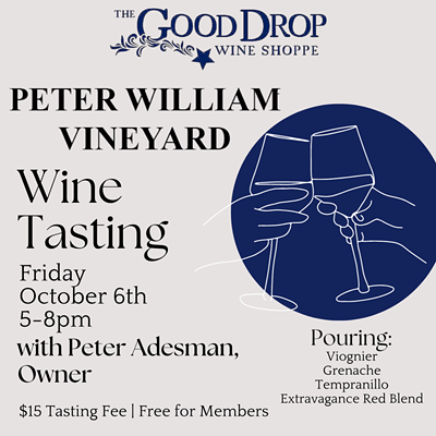 Peter William Wine Tasting