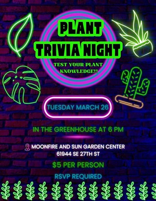 Plant Trivia Night