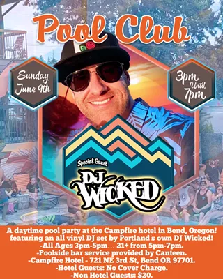Image: Pool Club at the Campfire hotel with DJ Wicked!