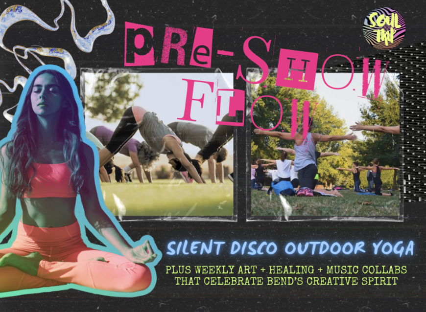 Silent Disco Outdoor Yoga