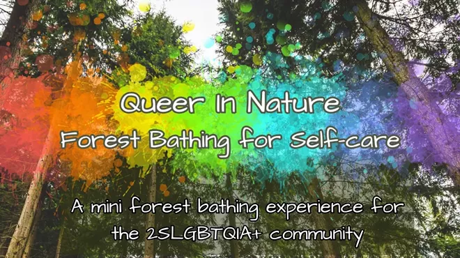 Image: Queer In Nature: Forest Bathing for Self-care