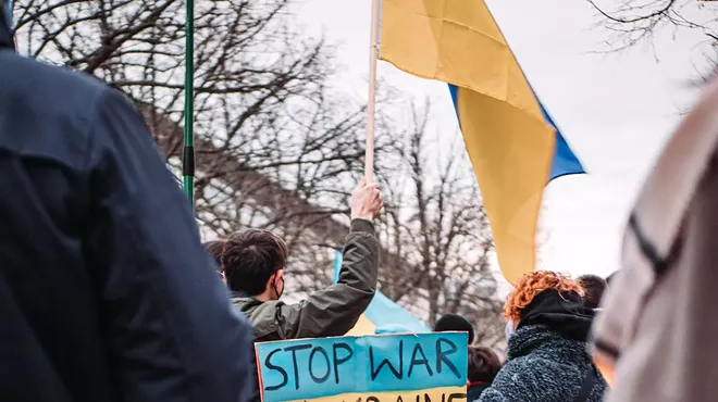 Image: Rally in Support of the People of Ukraine