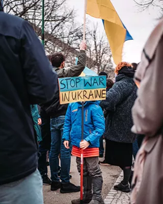 Image: Rally in Support of the People of Ukraine