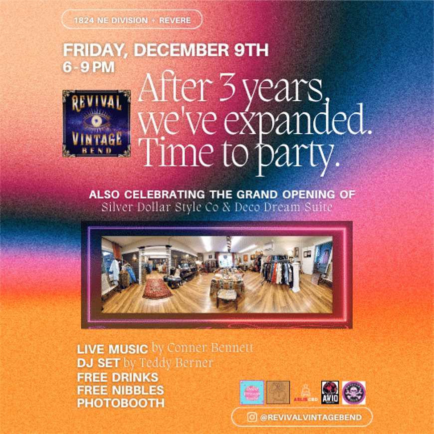 Revival Vintage 3 Year Anniversary Expansion Party