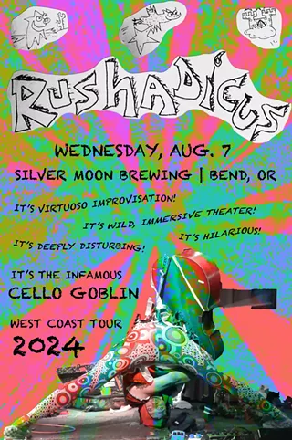 Image: Rushadicus, the Cello Goblin, Cometh to Silver Moon Brewing