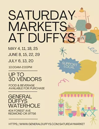 Image: Saturday Market at Duffy's