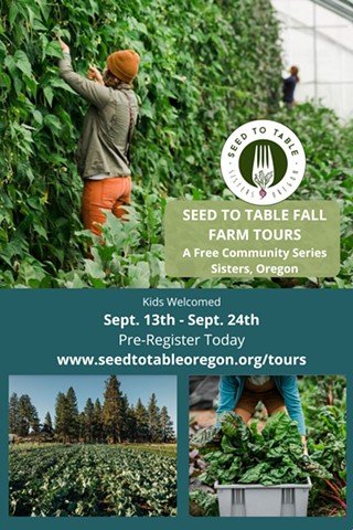Seed to Table Fall Farm Tours