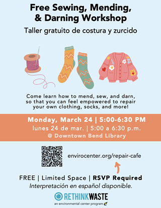 Image: Sewing, Mending, and Darning Workshop