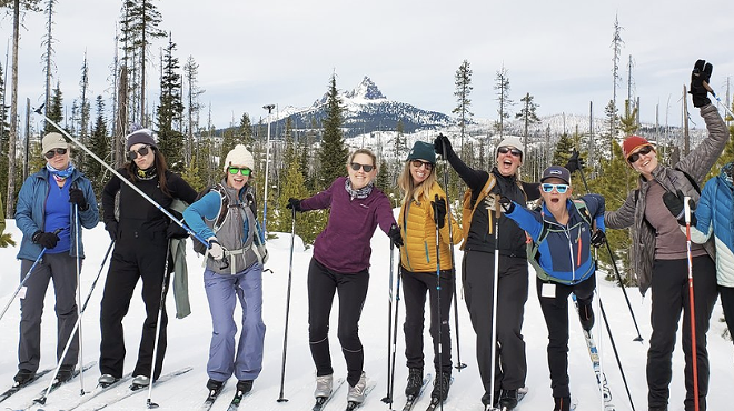 Image: SheJumps & Glide Nordic Women's Ski, Yoga, & Wine Retreat