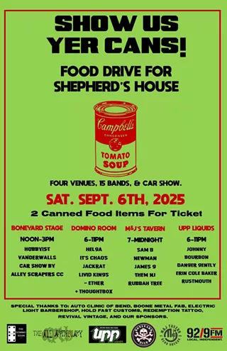 Image: Show Us Yer Cans: Food Drive