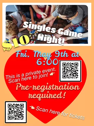 Image: Singles Games Night