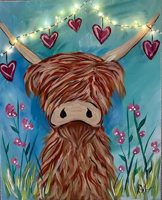 Image: Sip and Paint Party