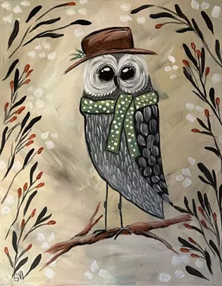 Image: Sip and Paint Party