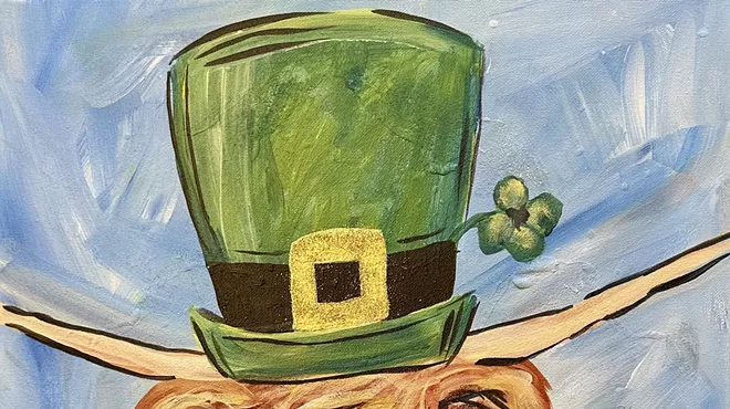 Image: Sip and Paint St. Patricks Day
