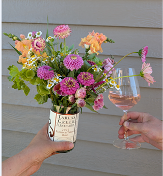 Image: Sip and Stem: A Flower Arranging Evening with Covey Fields at Beyond the Vine