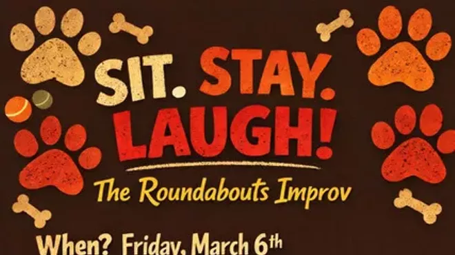 Image: Sit, Stay, Laugh - The Roundabouts Improv - Fundraiser for Street Dog Heros