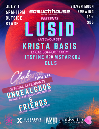 Image: SoMuchHouse: Lusid Live, Krista Basis & After Party