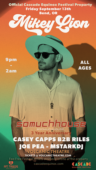 Image: SoMuchHouse: Mikey Lion- 3 Year Anniversary Party