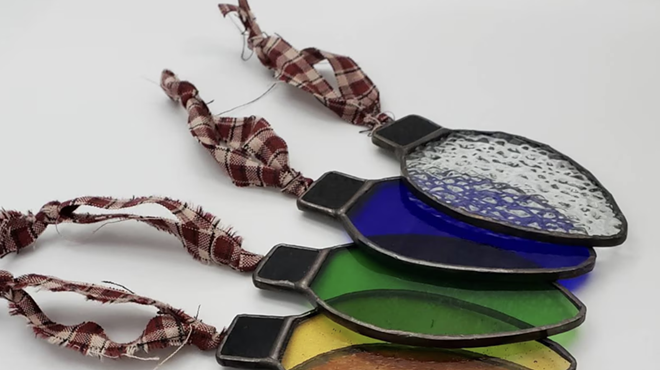 Image: Stained Glass Holiday Ornaments