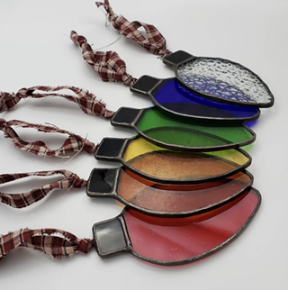 Image: Stained Glass Holiday Ornaments