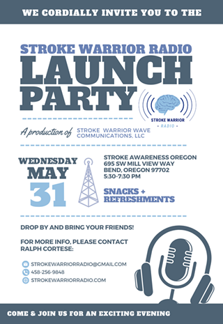 Image: Stroke Warrior Radio Launch Party