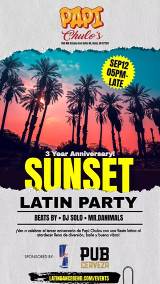 Image: Sunset Latin Party @ Papi Chulos