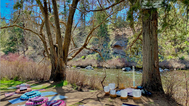 Image: Sunset Yoga and Sound Journey