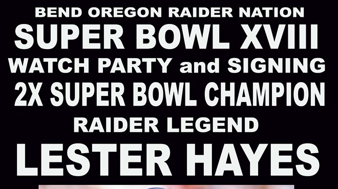 Super Bowl XVIII Watch Party with Lester Hayes and signing