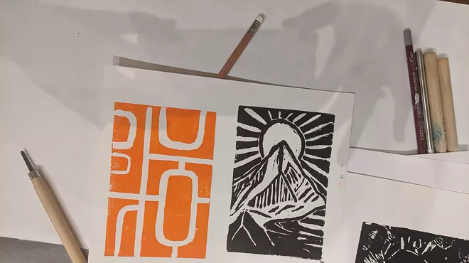 Image: Survey of Printmaking - Teen Art Camp