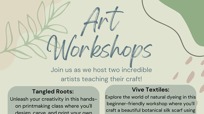 Image: Tangled Roots Custom Block Printing Workshop