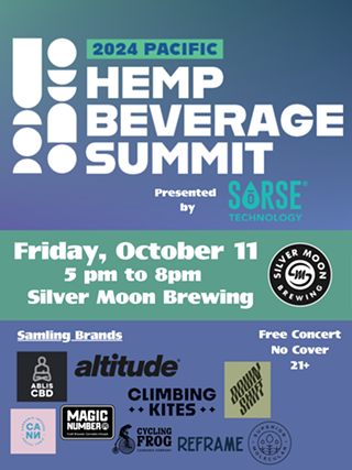 Image: THC Beverage Sampling at Pacific Hemp Beverage Summit