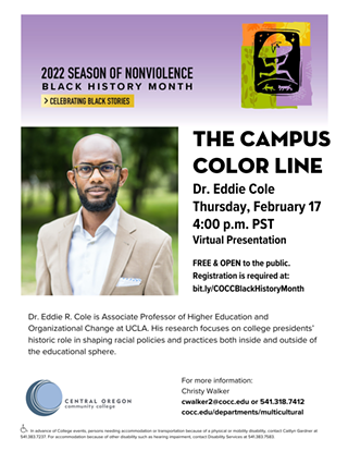The Campus Color Line- Dr. Eddie R. Cole