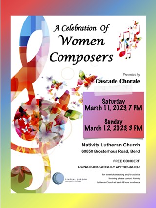 The Cascade Chorale Presents: A Celebration of Women Composers!
