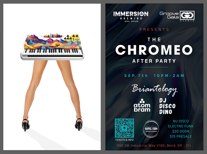 THE CHROMEO AFTER PARTY FLYER