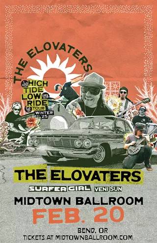Image: The Elovaters High Tide Low Ride Tour with Surfer Girl & Veni Sun