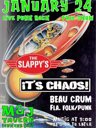 Image: The Slappy's, It's Chaos + Beau Crum