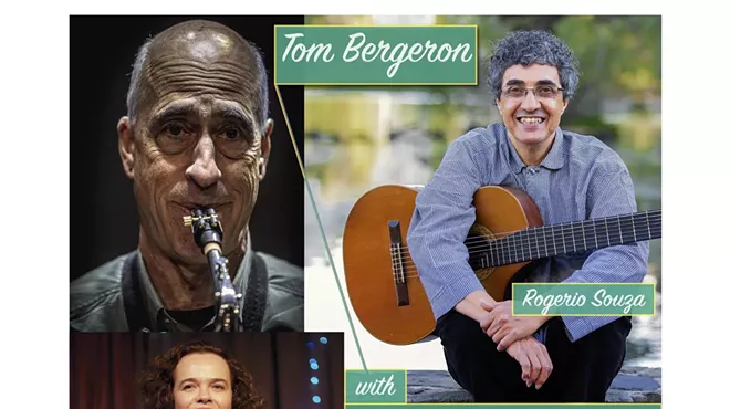 Image: Tom Bergeron with Duo Viol&atilde;o Plus One and Rosi Bergeron
