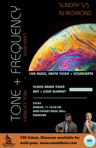 Image: "Tone and Frequency" - Live music with Franchot Tone and Soundbath