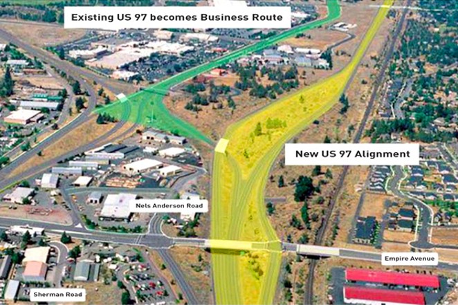 Highway 97 Changes Advance
