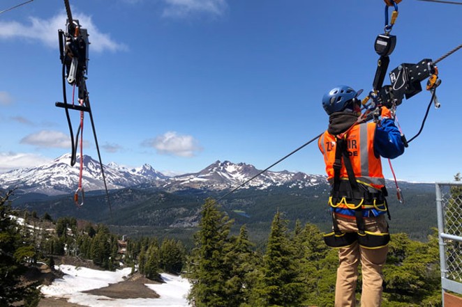 Mt. Bachelor zip line is an exhilarating ride &#9654; [with video]