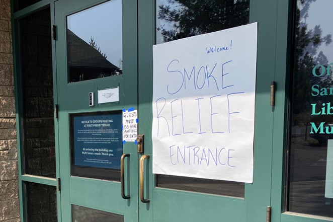 Smoke Shelters Highlight a Need for a Low-Barrier Winter Warming Shelter for Bend