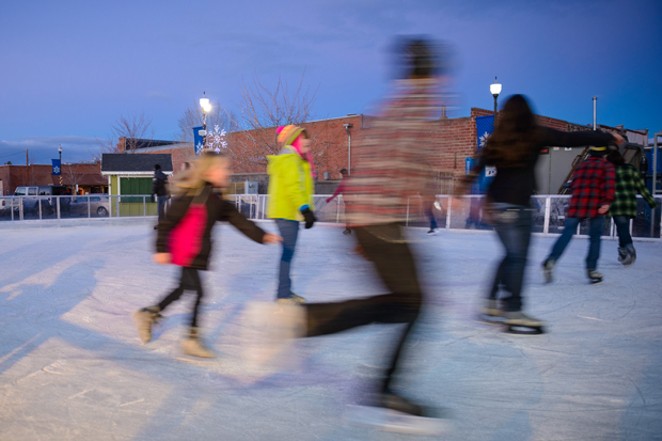 Ice Rink Open for the Season in Redmond