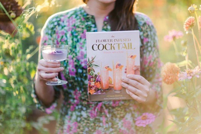 A Flower-Infused Cocktail