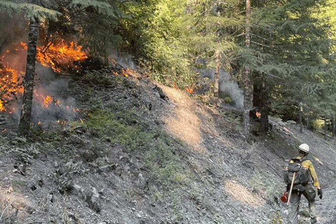 Cedar Creek Fire 12% Contained