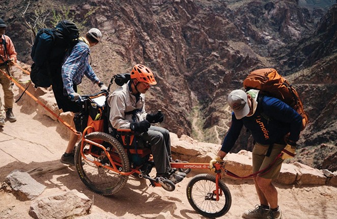 Geoff Babb's Grand Canyon Expedition in the AdvenChair