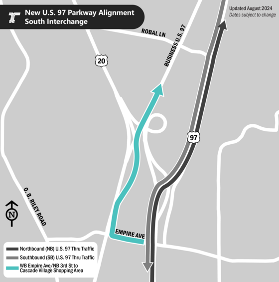 New Changes Along U.S. 97